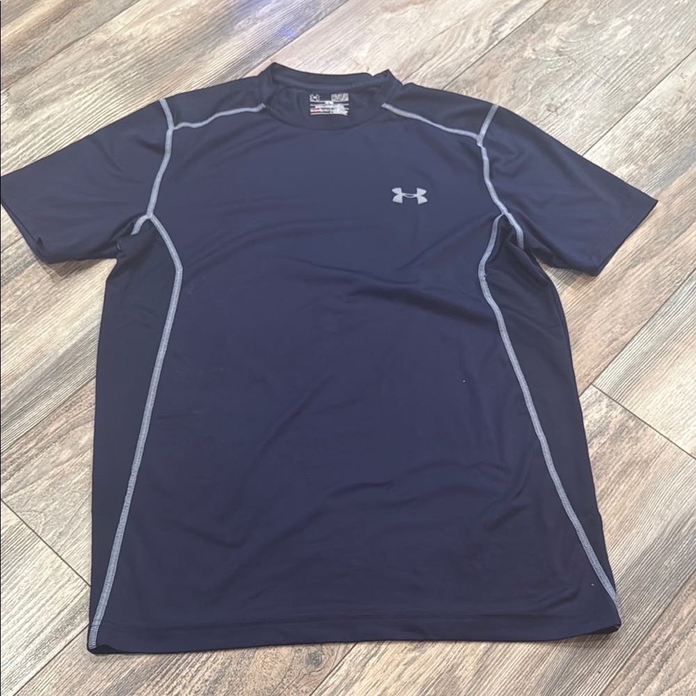 Under Armour Navy T-Shirt with Gray Accents
